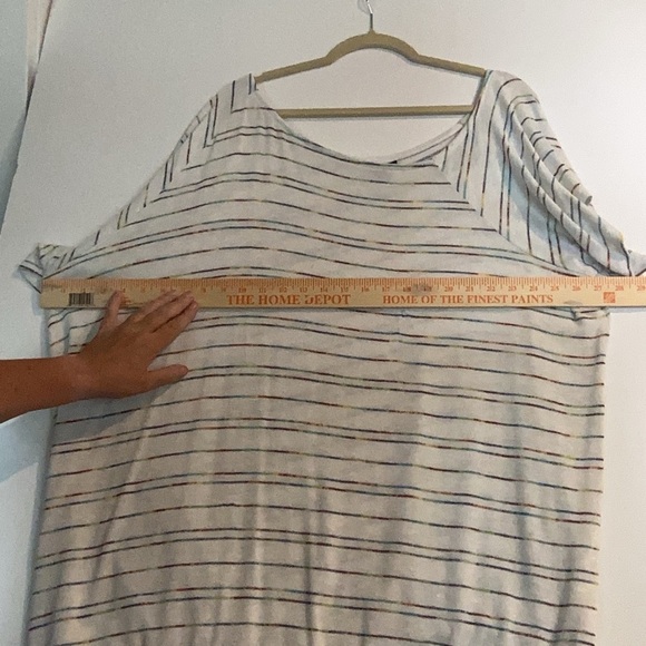 Torrid Size 4 Off Shoulder Multicolor Striped Knit Top – Plus Size 4X - Picture 9 of 16